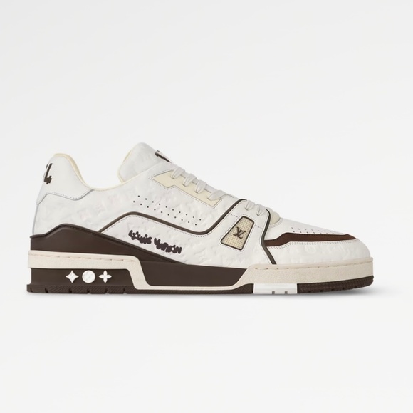 LV Louis Vuitton Trainer Sneakers Men’s 8 1ACR5k - Picture 1 of 9